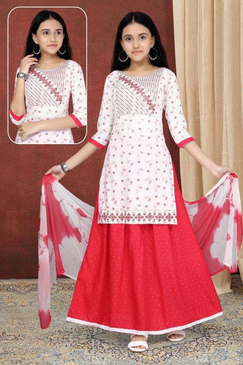 Shweta 8145 Kids Kurti Girls Wear Catalog